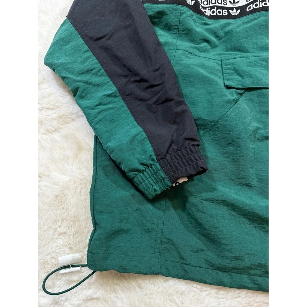 Adidas Vocal Windbreaker Anorak M Retro Jacket Collegiate Track Sports BLKD 2.0